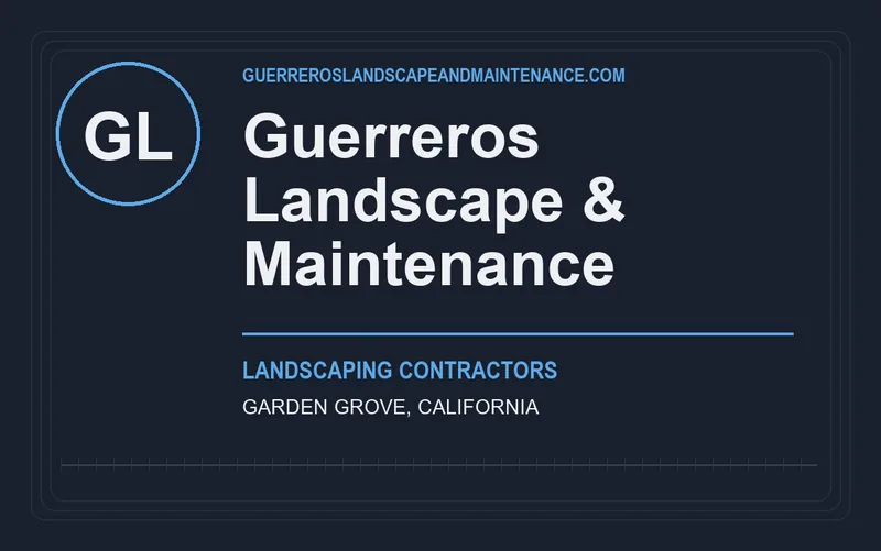 Guerreros Landscape & Maintenance in Garden Grove, California