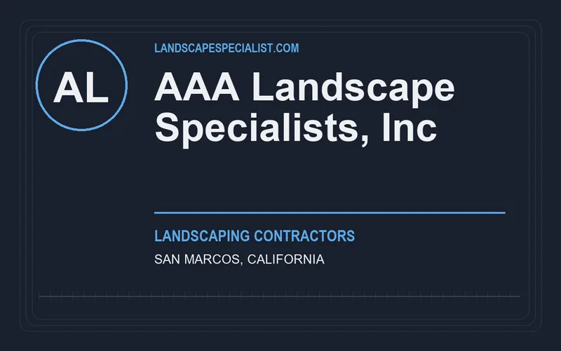 AAA Landscape Specialists, Inc in San Marcos, California