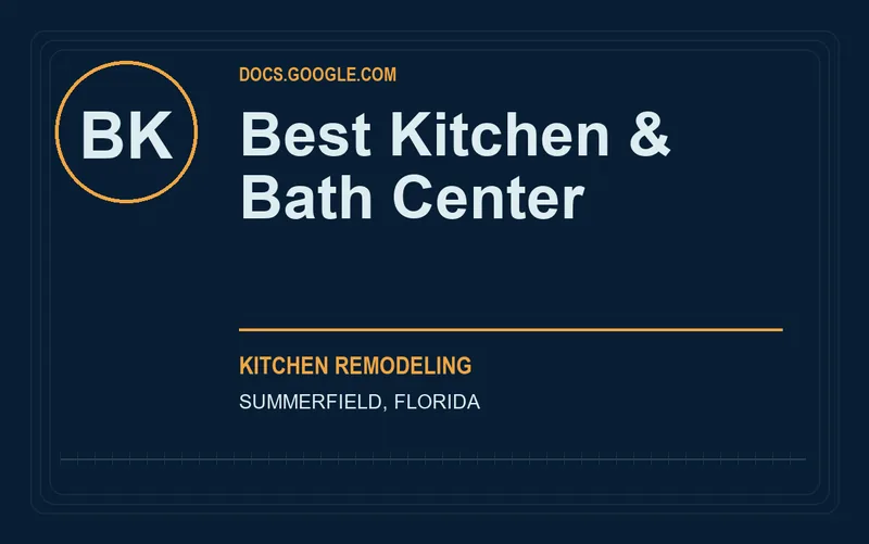 Best Kitchen & Bath Center in Summerfield, Florida