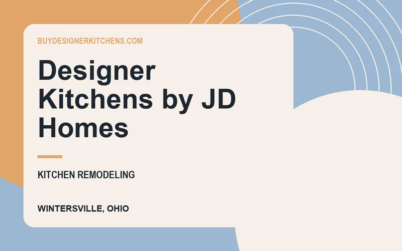 Designer Kitchens by JD Homes in Wintersville, Ohio