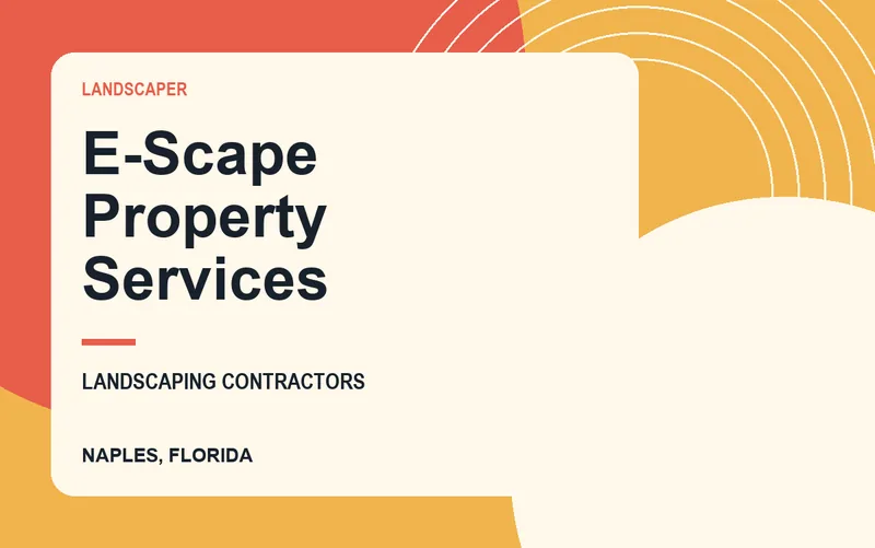 E-Scape Property Services in Naples, Florida