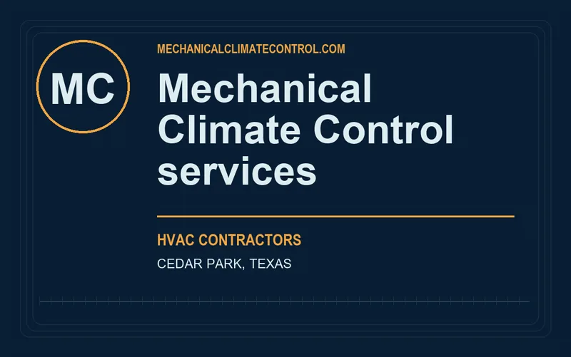 Mechanical Climate Control services in Cedar Park, Texas