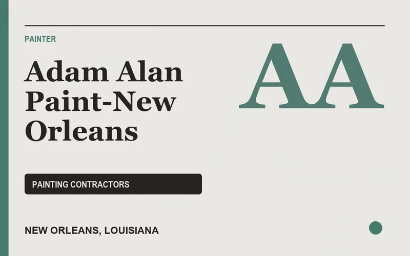 Adam Alan Paint-New Orleans in New Orleans, Louisiana