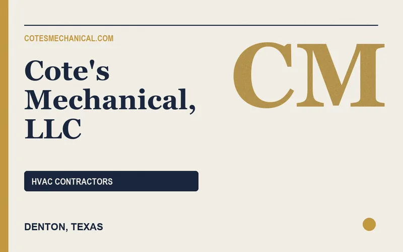 Cote's Mechanical, LLC in Denton, Texas