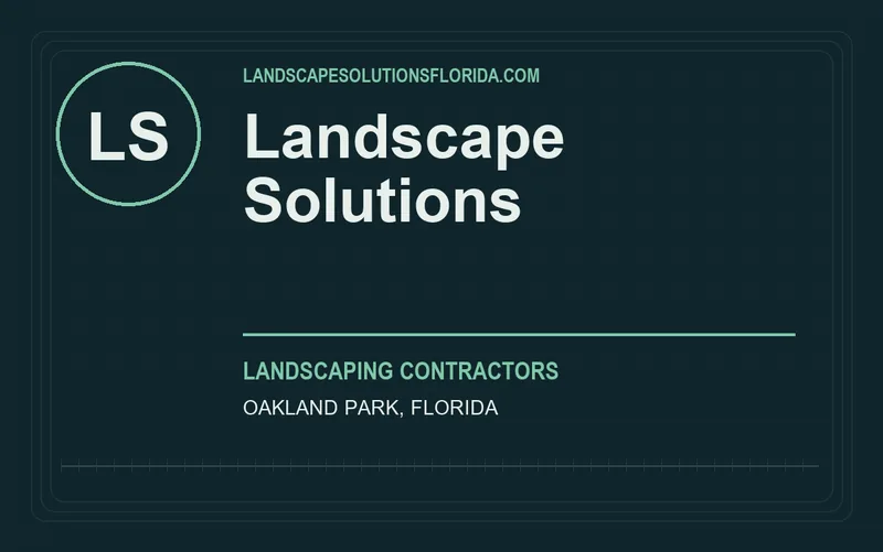 Landscape Solutions in Oakland Park, Florida