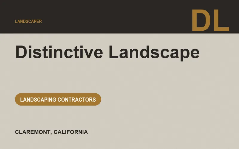 Distinctive Landscape in Claremont, California