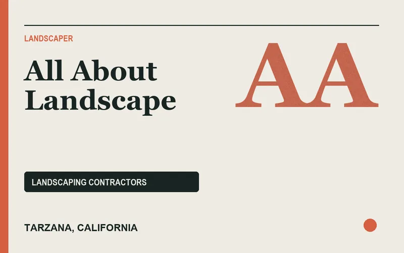 All About Landscape in Tarzana, California