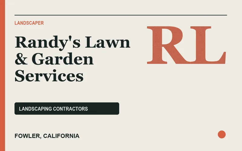 Randy's Lawn & Garden Services in Fowler, California
