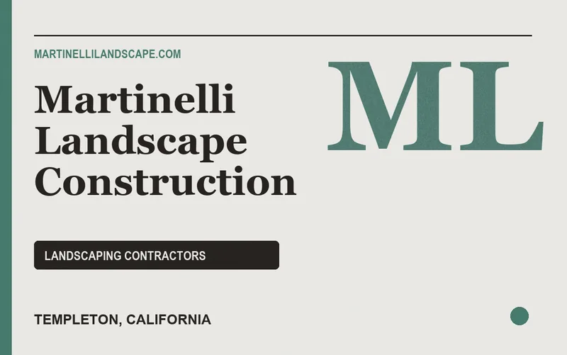 Martinelli Landscape Construction in Templeton, California