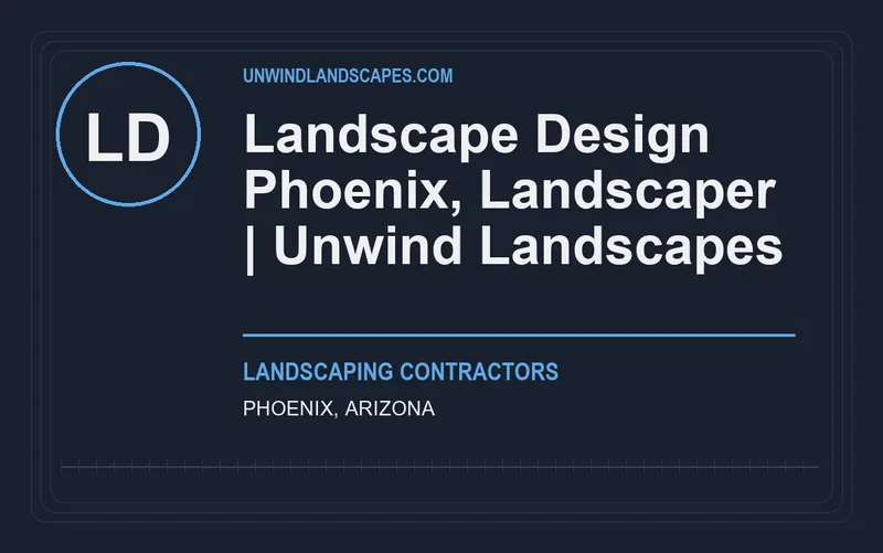 Landscape Design Phoenix, Landscaper | Unwind Landscapes in Phoenix, Arizona