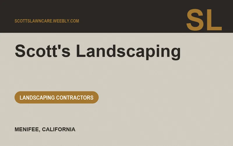 Scott's Landscaping in Menifee, California