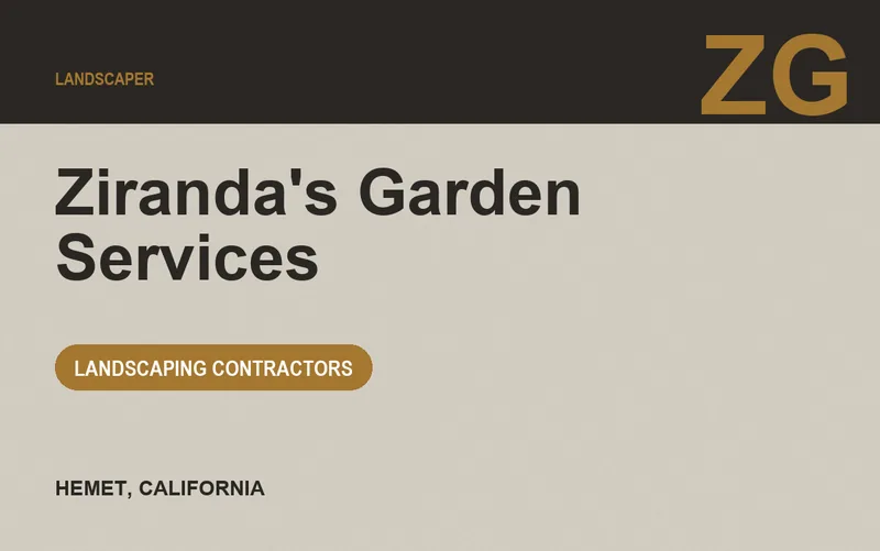 Ziranda's Garden Services in Hemet, California