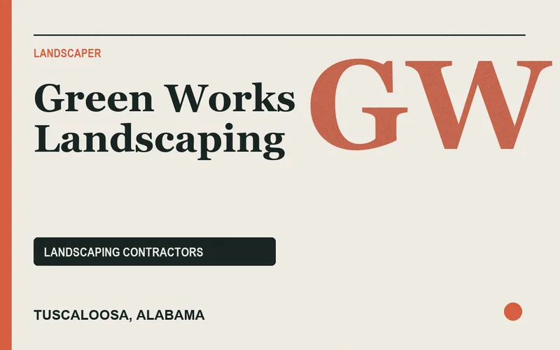 Green Works Landscaping in Tuscaloosa, Alabama