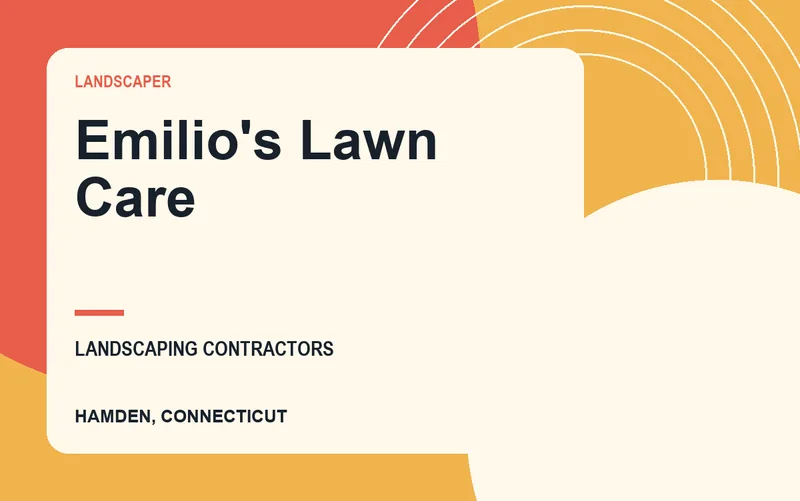 Emilio's Lawn Care in Hamden, Connecticut