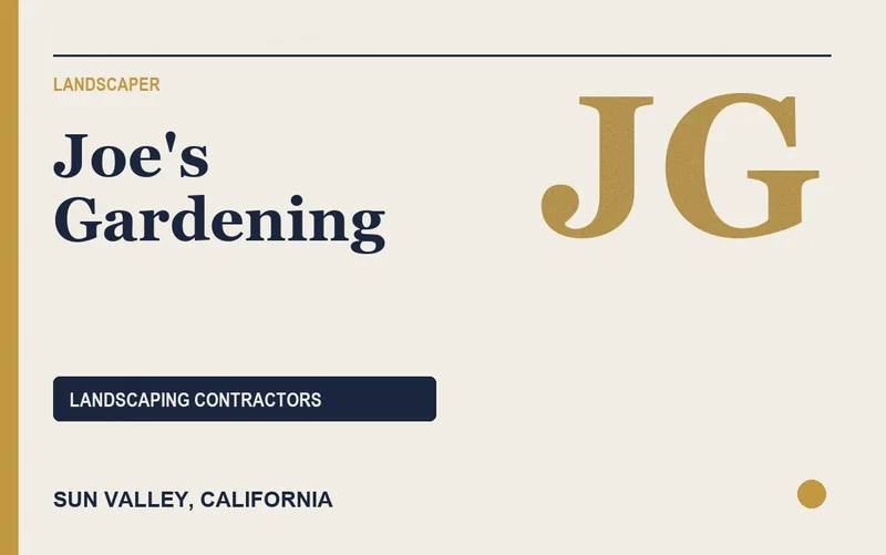 Joe's Gardening in Sun Valley, California