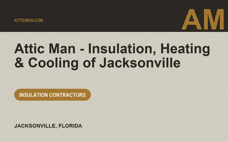 Attic Man - Insulation, Heating & Cooling of Jacksonville in Jacksonville, Florida