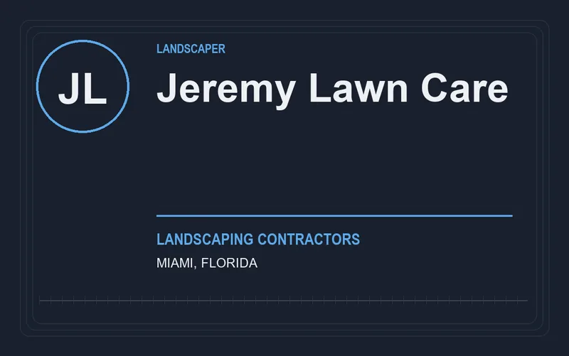 Jeremy Lawn Care in Miami, Florida