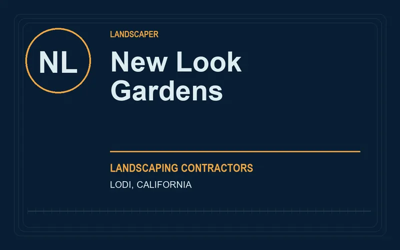 New Look Gardens in Lodi, California
