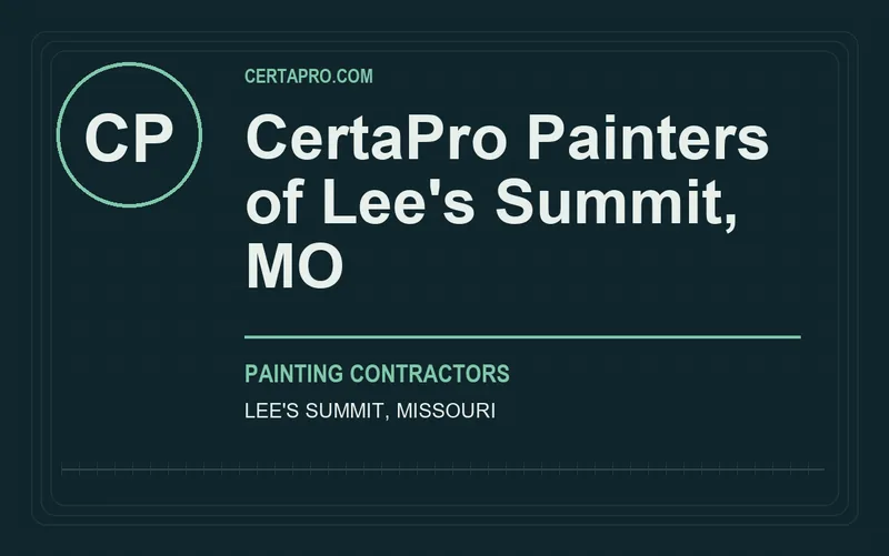 CertaPro Painters of Lee's Summit, MO in Lee's Summit, Missouri