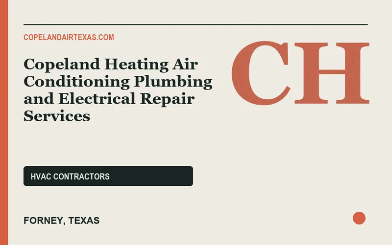Copeland Heating Air Conditioning Plumbing and Electrical Repair Services in Forney, Texas