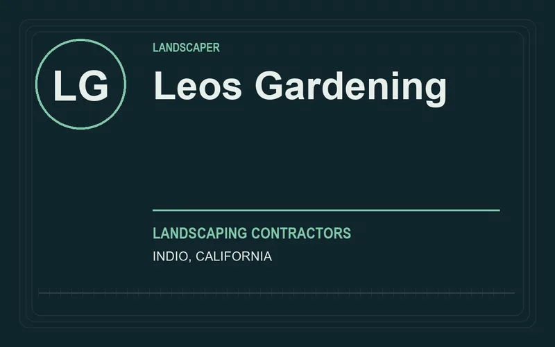 Leos Gardening in Indio, California