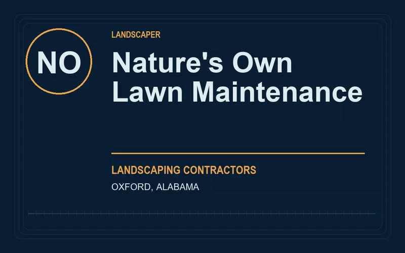 Nature's Own Lawn Maintenance in Oxford, Alabama