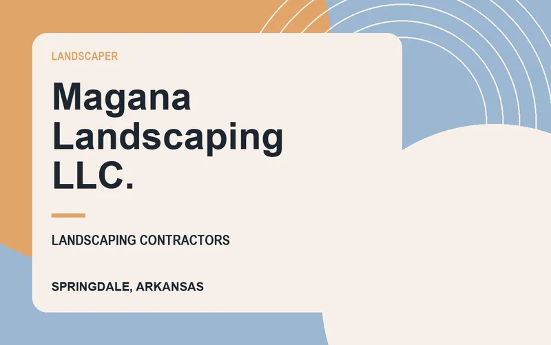 Magana Landscaping LLC. in Springdale, Arkansas