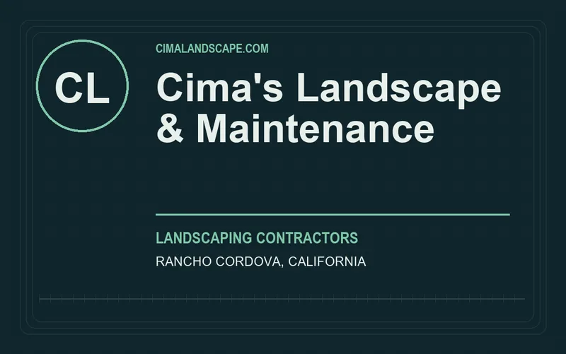 Cima's Landscape & Maintenance in Rancho Cordova, California