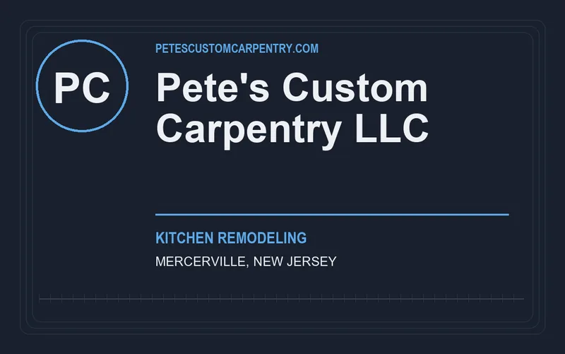 Pete's Custom Carpentry LLC in Mercerville, New Jersey