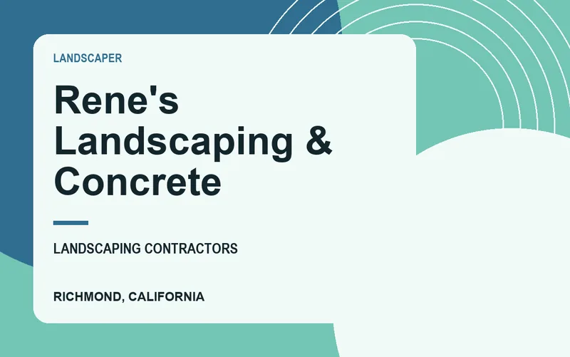 Rene's Landscaping & Concrete in Richmond, California
