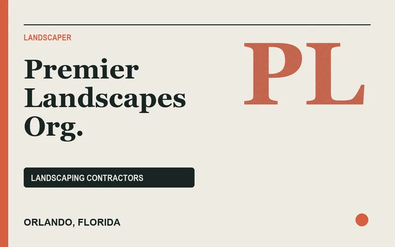 Premier Landscapes Org. in Orlando, Florida