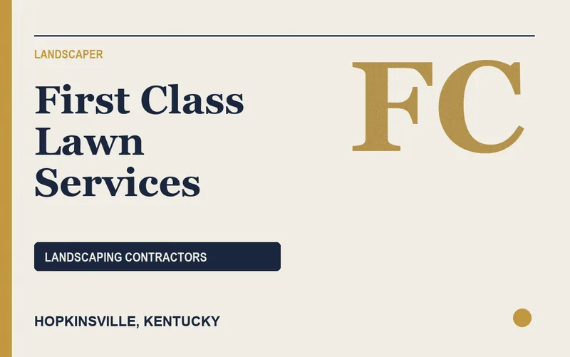 First Class Lawn Services in Hopkinsville, Kentucky