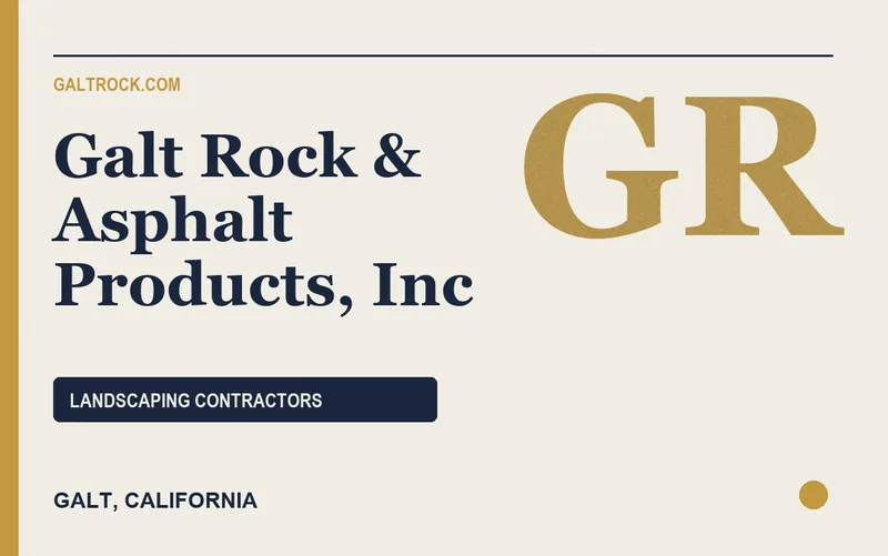 Galt Rock & Asphalt Products, Inc in Galt, California