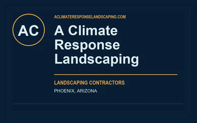 A Climate Response Landscaping in Phoenix, Arizona