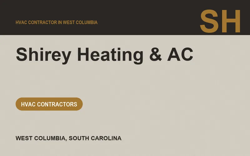 Shirey Heating & AC in West Columbia, South Carolina