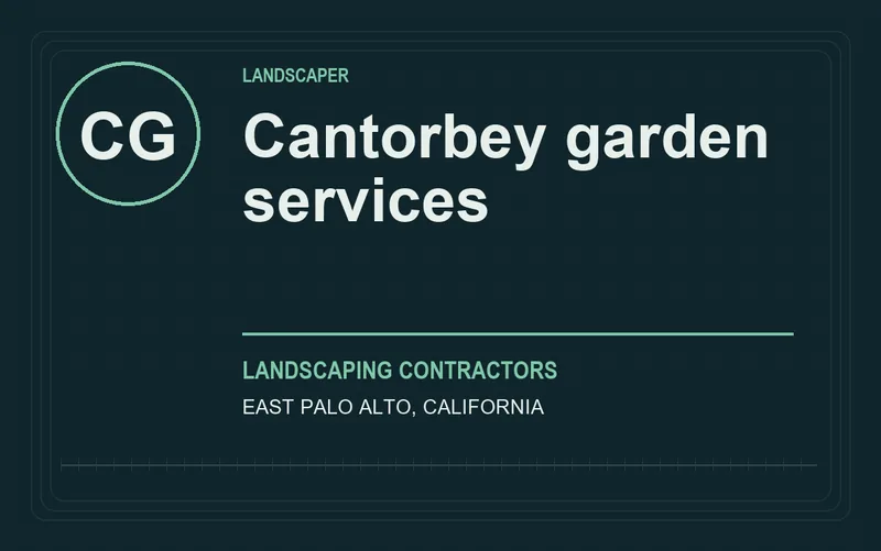 Cantorbey garden services in East Palo Alto, California