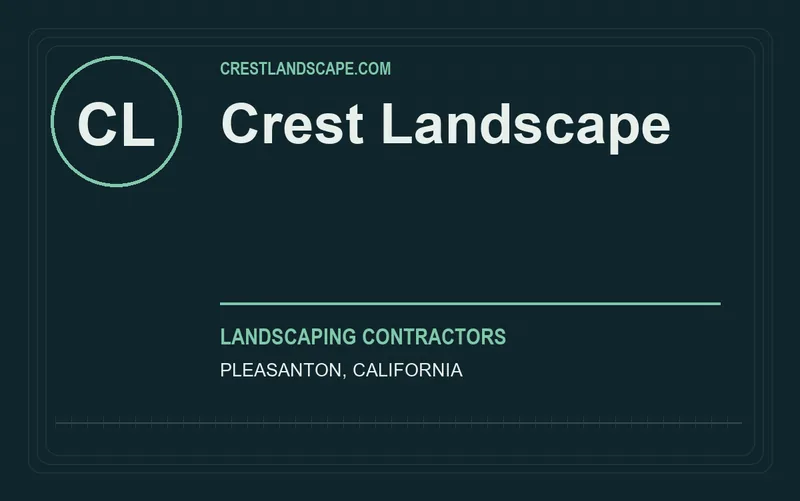 Crest Landscape in Pleasanton, California