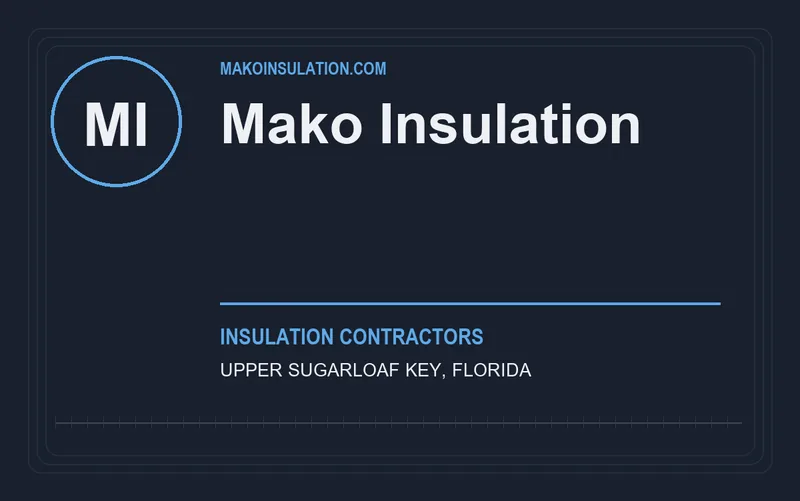 Mako Insulation in Upper Sugarloaf Key, Florida