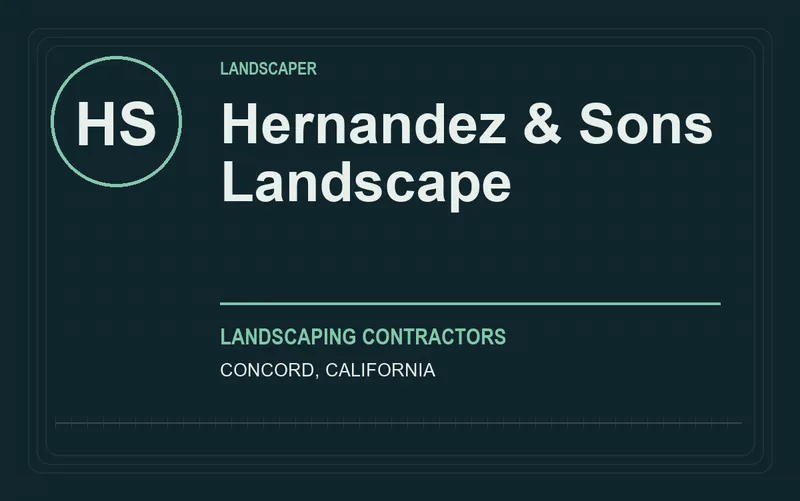 Hernandez & Sons Landscape in Concord, California