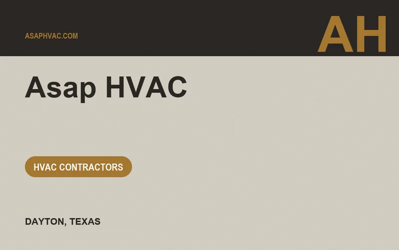 ASAP HVAC in Dayton, Texas