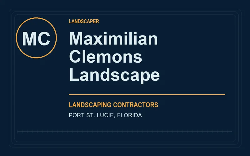 Maximilian Clemons Landscape in Port St. Lucie, Florida