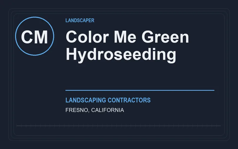 Color Me Green Hydroseeding in Fresno, California