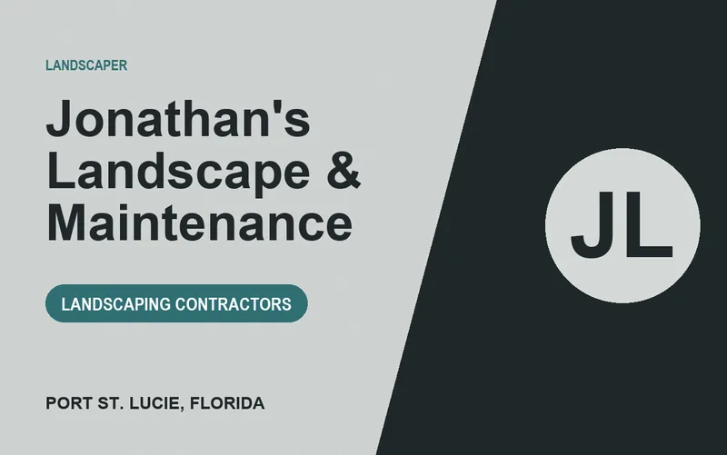 Jonathan's Landscape & Maintenance in Port St. Lucie, Florida