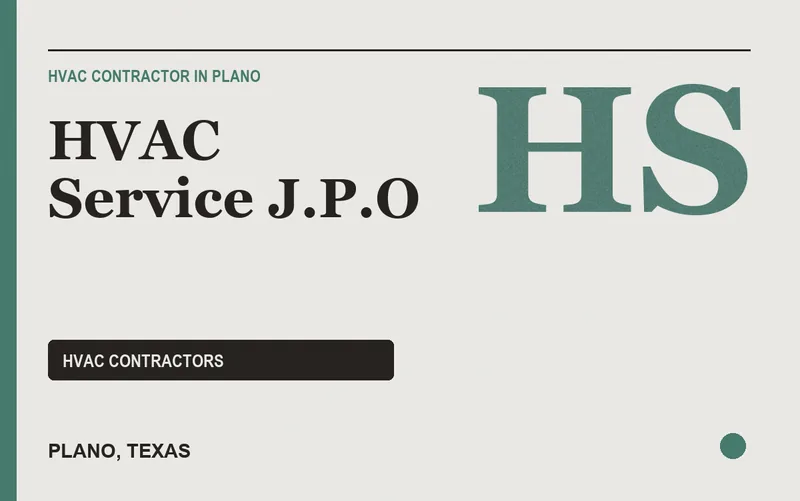 HVAC SERVICE J.P.O in Plano, Texas