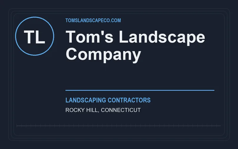 Tom's Landscape Company in Rocky Hill, Connecticut
