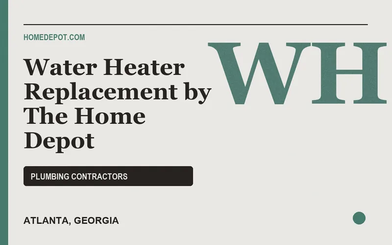 Water Heater Replacement by The Home Depot in Atlanta, Georgia