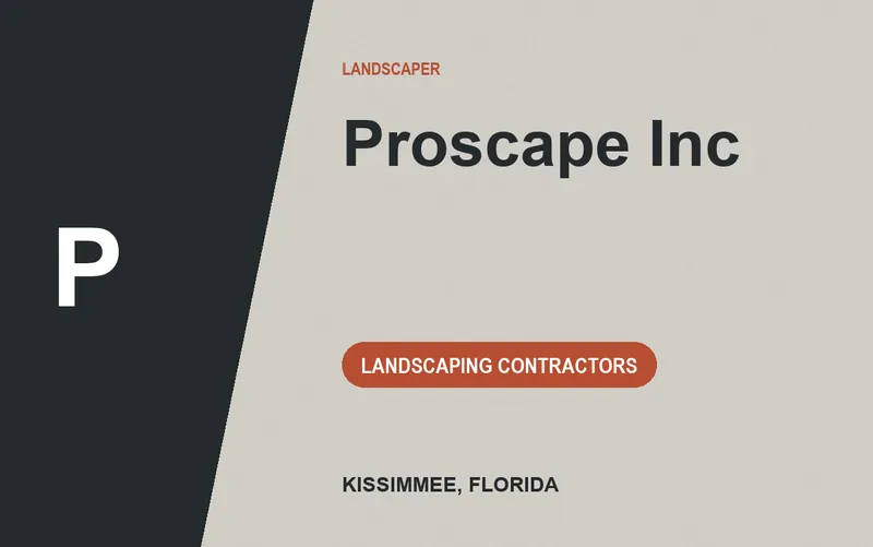 Proscape Inc in Kissimmee, Florida