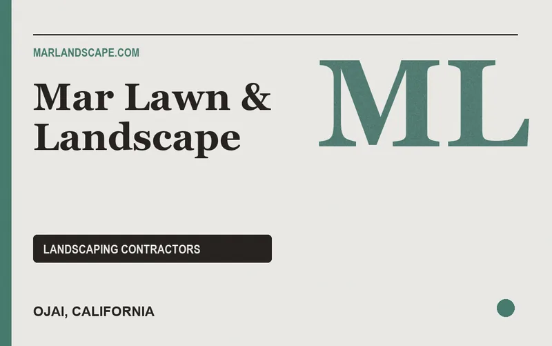 Mar Lawn & Landscape in Ojai, California