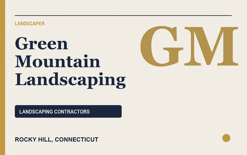 Green Mountain Landscaping in Rocky Hill, Connecticut
