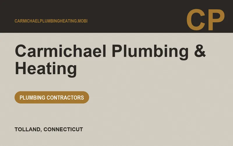 Carmichael Plumbing & Heating in Tolland, Connecticut